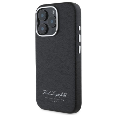 Karl Lagerfeld Hotel RSG - Hülle für iPhone 16 Pro Max (schwarz)