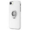 PURO Magnet Ring Cover - tok iPhone SE (2022 / 2020) / 8 / 7 mágneses ujjbeggyel (fehér)