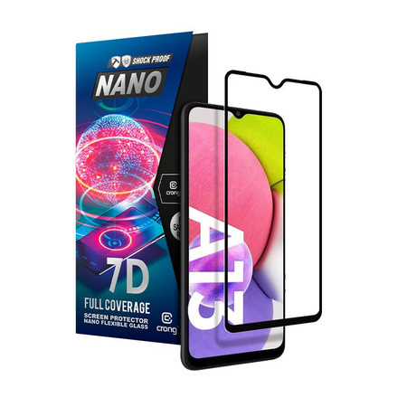 Crong 7D Nano Flexible Glass - verre hybride 9H pour l'ensemble de l'écran du Samsung Galaxy A13 5G