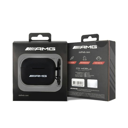 AMG Silicone Big Logo - AirPods Pro 2 Case (black)