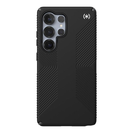 Speck Presidio2 Grip - Custodia per Samsung Galaxy S25 Ultra (Nero/Grigio Ardesia/Bianco)