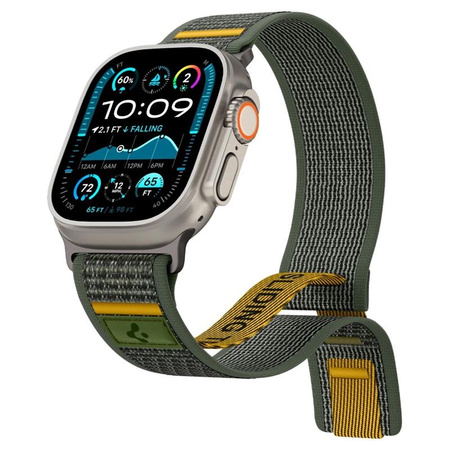 Spigen Athlex Air - Řemínek pro Apple Watch 44/45/46/49 mm (Active Green)