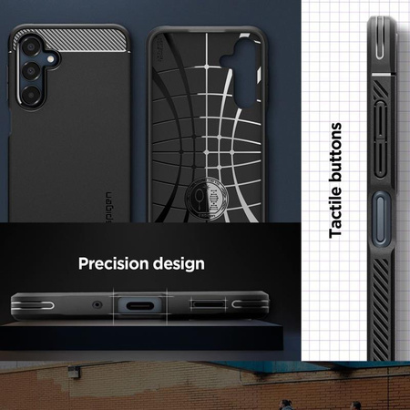 Spigen Rugged Armor - Gehäuse für Samsung Galaxy A16 4G/5G (Mattschwarz)