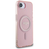 Guess IML Glitter Circle MagSafe - Case for iPhone 16e (pink)