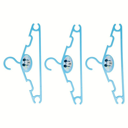 Mickey Mouse - Clothes hangers (3 pcs) (blue)