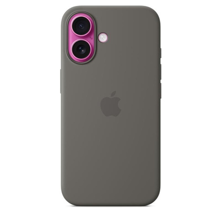 Apple Silicone Case - Silicone Case with MagSafe for iPhone 16 (mountain grey)