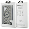 Karl Lagerfeld IML Crossbody Monogram Karl & Choupette Head MagSafe - Pouzdro pro iPhone 16 (černé)