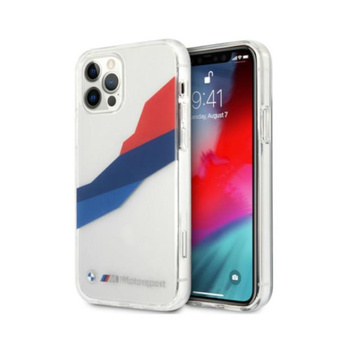BMW Motorsport Tricolor - Hülle für iPhone 12 Pro Max (Transparent)