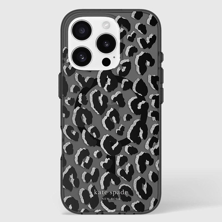 Kate Spade New York Protective MagSafe - Hülle für iPhone 16 Pro (City Leopard)