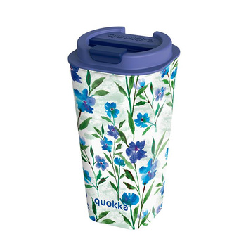 Quokka Vaso Cafe Doble Pared - Dvoustěnný hrnek 450 ml (Ditsy Bloom)