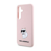 Karl Lagerfeld szilikon Choupette - Samsung Galaxy S24+ tok (rózsaszín)