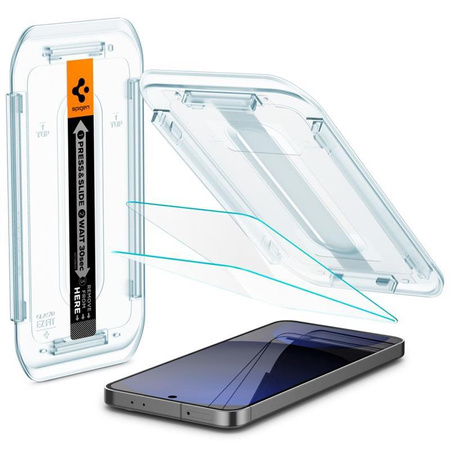 Spigen GLAS.TR EZ FIT 2-Pack - Tempered glass for Samsung Galaxy A56 5G / S24 FE (2 pieces)