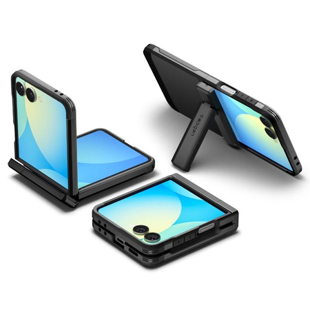 ETUI MAGSAFE SPIGEN DO GALAXY Z FLIP 7, Czarne, Wytrzymałe, Premium Case