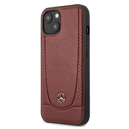 Mercedes Leather Urban - pouzdro pro iPhone 13 mini (červené)
