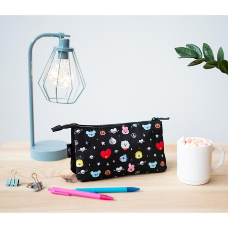 Line Friends BT21 - pencil case / makeup bag with compartments