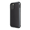 X-Doria Defense Lux - Alumínium tok iPhone 11 Pro készülékhez (Cseppteszt 3m) (Fekete bőr)