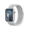Crong Nylon - Bracelet sport pour Apple Watch 38/40/41/42 mm (Gris Pastel)