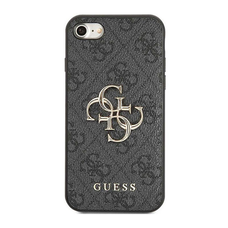 Guess 4G Big Metal Logo - Case for iPhone SE (2022/2020) / 8 / 7 (Grey)