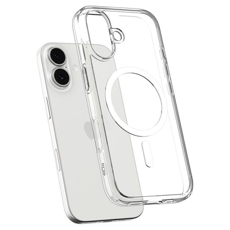 ETUI DO IPHONE 17 do MAGSAFE SPIGEN ULTRA HYBRID ORYGINALNE PRZEZROCZYSTE