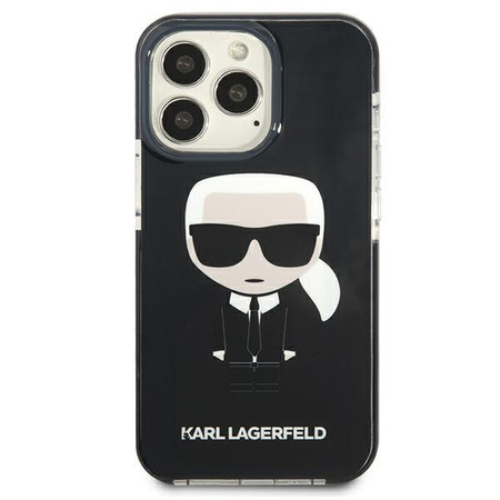 Karl Lagerfeld Fullbody Ikonik - pouzdro pro iPhone 13 Pro (černé)
