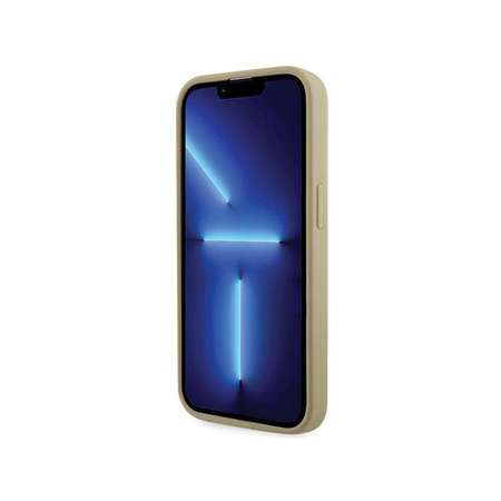 Guess Rhinestone Triangle - iPhone 14 Pro Case (Gold)