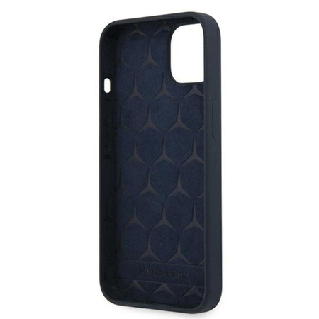 Mercedes Silicone Line - Pouzdro na iPhone 13 mini (námořnická modrá)