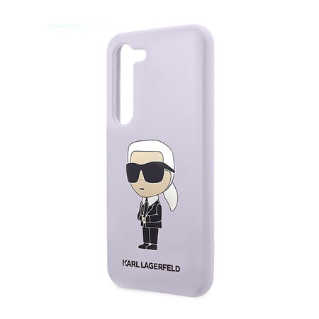 Karl Lagerfeld Silicone NFT Ikonik - Etui Samsung Galaxy S23 (fioletowy)