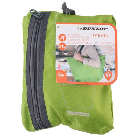 Dunlop - Sac à provisions pliable 21 l (vert)