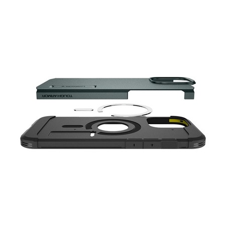 Spigen Tough Armor MagSafe - Case for iPhone 16 Pro (Abyss Green)
