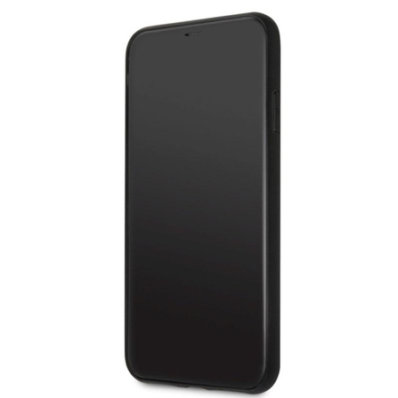 Karl Lagerfeld Double Layers Glitter Head - Etui iPhone 11 Pro Max (Black)