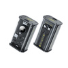 WEKOME WP-345 Vanguard sorozat - Power bank 10000 mAh gyors töltés beépített USB-C és Lightning PD 20W + QC 22.5W kábellel (fekete)