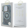 Guess IML Metal Glitter 4G Circle Triangle MagSafe - Case for iPhone 16 Pro (blue)