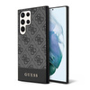 Guess 4G Bottom Stripe Metal Logo Collection - Samsung Galaxy S23 Ultra tok (fekete)