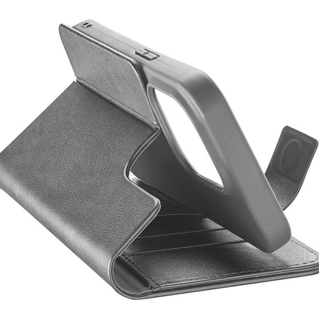 Cellularline Book Agenda - iPhone 15 case with MICROBAN coating (black)