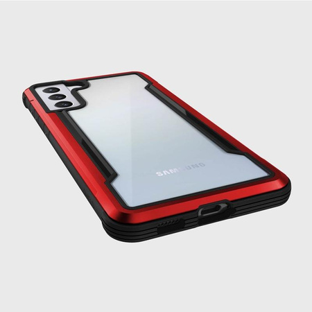 X-Doria Raptic Shield - Samsung Galaxy S21+ Aluminiumgehäuse (antimikrobieller Schutz) (Rot)