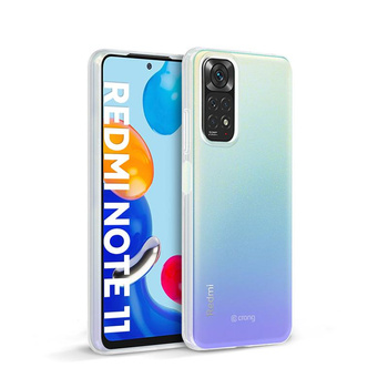 Crong Crystal Slim Cover - Xiaomi Redmi Note 11/11S Case (Transparent)