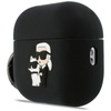 Karl Lagerfeld Silicone Karl & Choupette Head 3D - AirPods Pro 3 Case (Black)