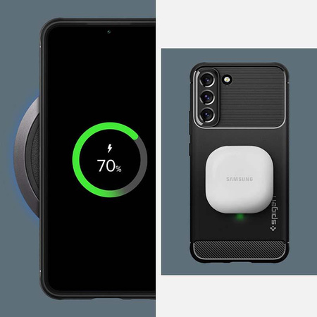 Spigen Rugged Armor - Etui do Samsung Galaxy S22+ (Czarny)