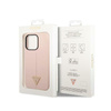 Guess Silicone Triangle Logo - Coque iPhone 14 Pro Max (rose)