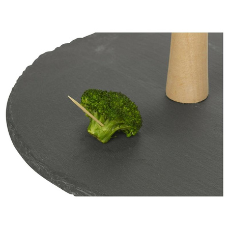 Alpina - Set de service pour le goûter 30 cm (plateau et baguettes)