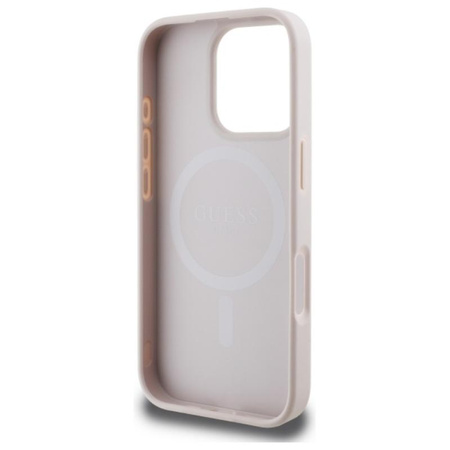 Guess 4G Printed Stripes MagSafe - iPhone 16 Pro Max Case (pink)