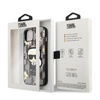 Karl Lagerfeld Iconic Karl Flower - Coque pour iPhone 13 Mini (gris)