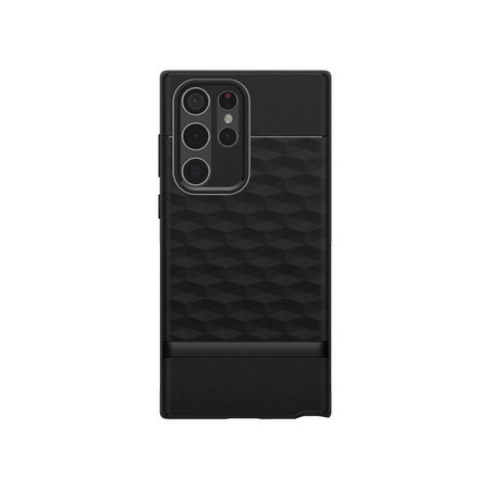 Spigen - Pouzdro Caseology Parallax pro Samsung Galaxy S22 Ultra (černé)