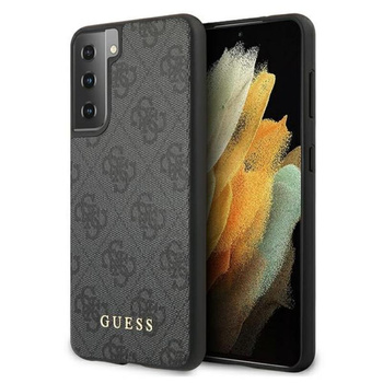 Guess 4G Metal Logo - Samsung Galaxy S21+ Case (grey)
