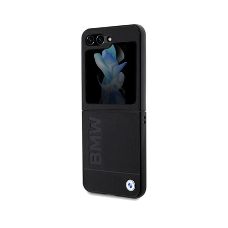 BMW Leather Hot Stamp - Samsung Galaxy Z Flip 5 Case (black)