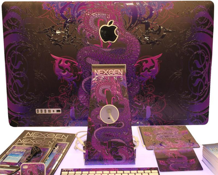 Nexgen Skins - 3D effect iMac 27" case skin set (Serpentine 3D)