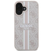 Guess 4G Printed Stripes MagSafe - iPhone 16 Case (pink)