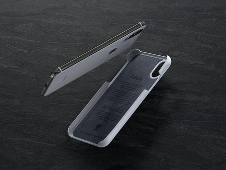 Nordic Elements Original Idun - Anyag tok iPhone Xs / X (világosszürke)