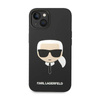 Karl Lagerfeld Silicone Ikonik Karl`s Head – Case for iPhone 14 Plus (Black)