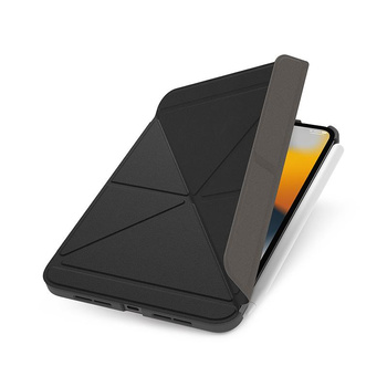 Moshi VersaCover - Étui en origami pour iPad mini 6 (2021) avec chargement de l'Apple Pencil (Noir anthracite)